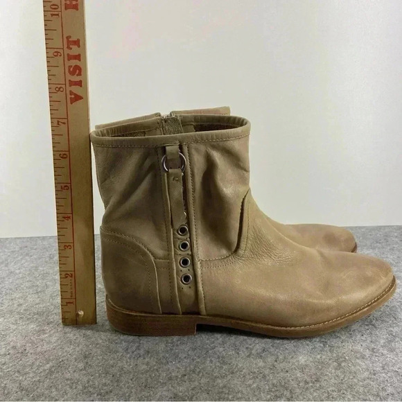 GEOX Buttery Soft Tan Leather Ankle Boots Women’s Size 38 or Us 7 - Picture 11 of 13